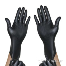 Sicurezza comoda Sicurezza Woking Diamond Grip Gloves Black